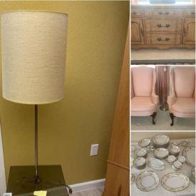 MaxSold Auction: This online auction features cabinets, sofas, media storage, lamps, vacuum cleaner, Ottomans, books, shelving units, speakers, silverware sets, china sets and much more!